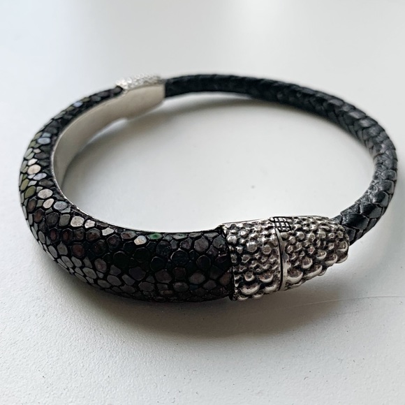 Jewelry Lou Guerin Brown Stingray Sterling Silver Bracelet Poshmark